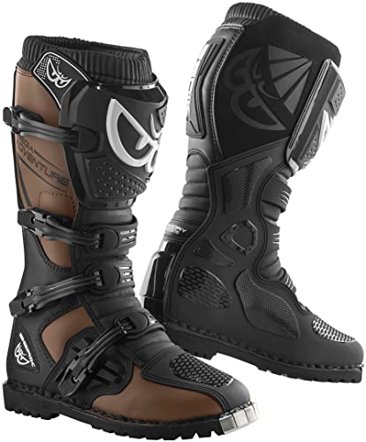 Berik Terrain Botas Adventure Enduro/MX (Brown,43)