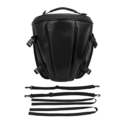 Vikenar Bolsa de Motocicleta, Cola de Fibra de Carbono Estilo de la Motocicleta Bolsa Impermeable del Asiento Trasero de la Moto Volver Bolsa Bolsa de sillín