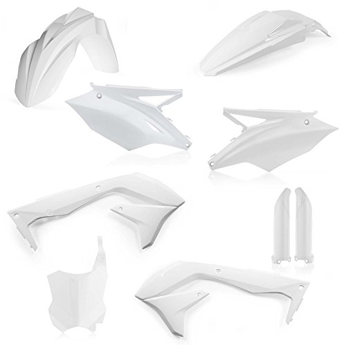 ACERBIS 0022089.030 Full Kit de Plásticos para Kawasaki Kxf 450 2016 USA, Blanco