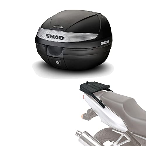 Sh29he109 - Kit fijacion y Maleta baul Trasero sh29 Compatible con Kawasaki versys 650 2007-2009