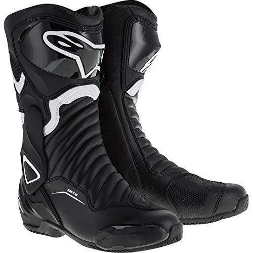 Alpinestars Mujer 1691490138 Tech 7 Botas Negro Talla 44, Blanco, Large EU