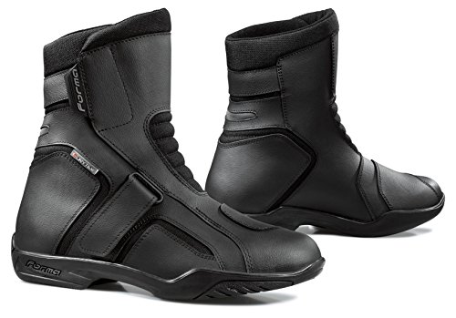 FORMA Botas de Moto Trace WP con Homologación de Tipo CE, Negro, 46