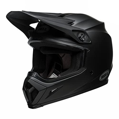 Bell Moto-9 MIPS Cascos, Hombre, Solid Black Matt, L