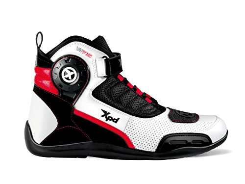 XPD X-Ultra WRS Wind Botas de Motorista, Blanco, 45