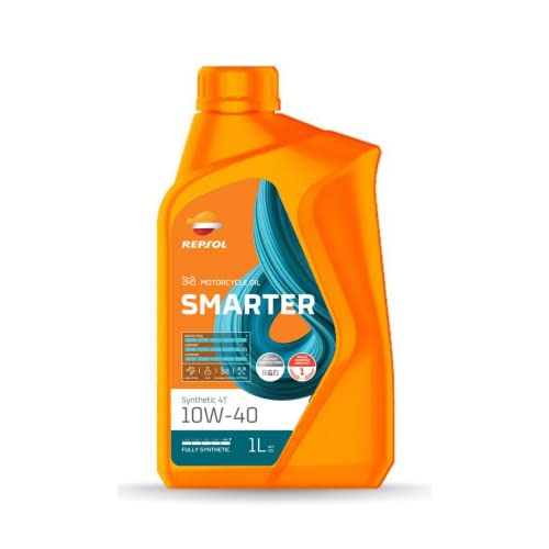 Aceite Lubricante de Motor Repsol Smarter Synthetic 4T 10W-40 1 Litro