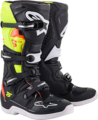 Alpinestars Botas de motocross Tech 5, color negro, talla 42