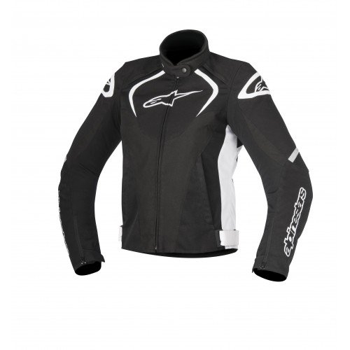 Alpinestars Chaqueta moto Stella T-jaws Waterproof Negro Blanco, Negro/Blanco, XL