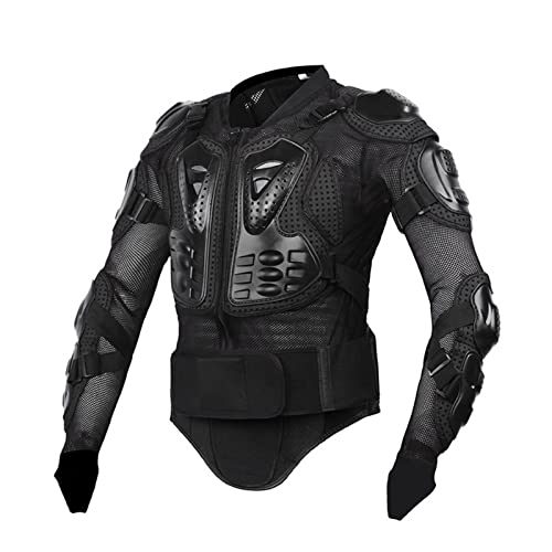 Aibyks Armaduras de Cuerpo Completo para Motocicletas, Chaqueta Protectora de Moto Armadura de Cuerpo Completo, Equipo de protección extraíble, Chaqueta, Camisa, Protector, Todoterreno, Equipo