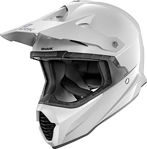 Shark Casco de cross Varial, blanco, talla M