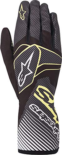 Alpinestars Tech 1-K Race V2 - Guantes de cartón (carbono), color negro y verde