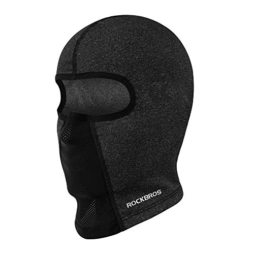 ROCKBROS Pasamontañas Balaclava Invierno Bajo-Casco Térmico Anti Viento Deportivo para Ciclismo Bicicleta Moto Esquí Snowboard, Unisex