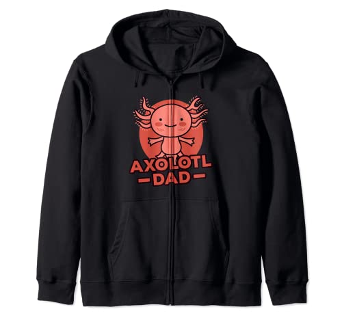 Lindo Axolotl Boy Axo Criador Bebé Axolotl Papá Sudadera con Capucha