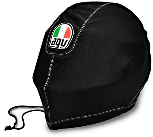 AGV Premium-Bolsa para Casco Motocicleta, Unisex Adulto, Negro, N