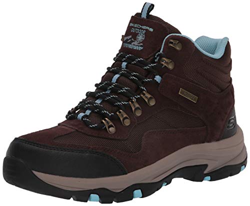 Skechers Trego Base Camp, Botas de Senderismo Mujer, Chocolate, 38 EU