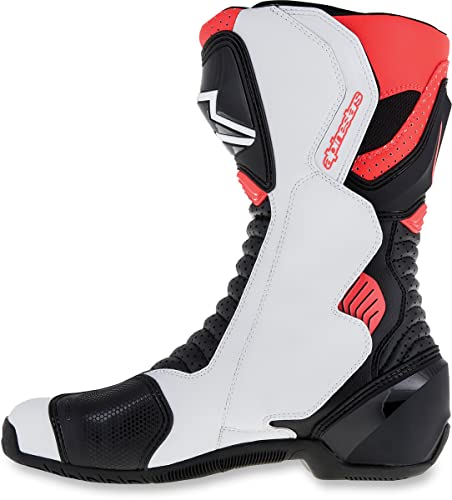 Alpinestars SMX-6-V2 Vented Botas de moto perforadas (Black/Red/White,38)