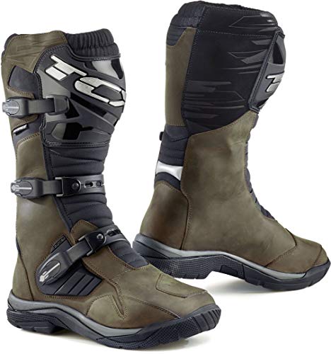 TCX Botas de moto BAJA WP Marrón, Marrón, 43