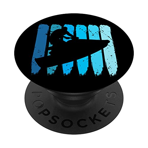 Moto acuática retro, moto acuática, moto acuática PopSockets PopGrip Intercambiable