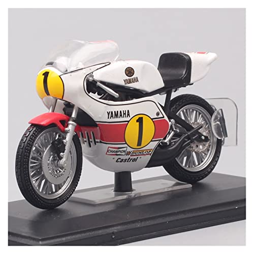 APLIQE Modelos de vehículos a Escala para 1/24 Yamaha YZR Rider G.Agostini Motocicleta De Simulación MotoGP Modelo 1975 Opción de Regalo sofisticada