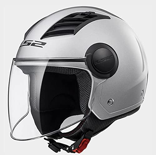 Generico Casco LS2 OF562 Airflow (Gloss Silver) XL