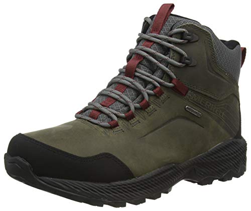 Merrell Forestbound Mid WP, Bota de Senderismo Hombre, Gris Grey, 49 EU