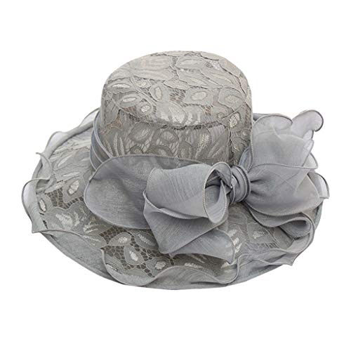 Baúl Reparto Compatible with Moto Ladies Brim Party Fascinator Womens Hat Wedding Fancy Cap Tea Wide de béisbolD1446