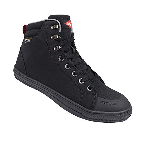 Lee Cooper Cordura Retro Trabajo Seguridad Botas de béisbol SB/Sra, Bota Hombre, Negro, 44 EU