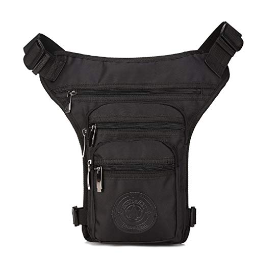 Bolsa de Nailon para Pierna y Muslo para Hombre, táctica Militar, Motocicleta, Ciclista, Multibolsillos, para Hombre, Viaje, Senderismo, Escalada, Ciclismo, riñonera de Cintura al Aire Libre