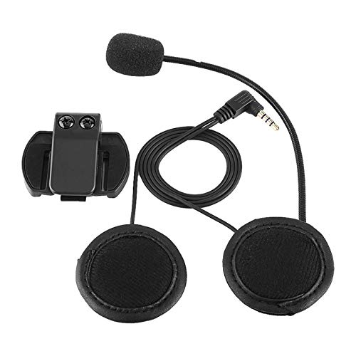 Auriculares con cable, Intercomunicador de motocicleta, Accesorios Auriculares Bluetooth Micrófono para auriculares Apto para intercomunicador de casco de motocicleta V4/V6