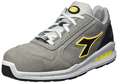 Diadora Run Net AIRBOX Low S3 SRC, Zapatillas Deportivas Hombre, Wind Gray/Wind Gray, 43 EU