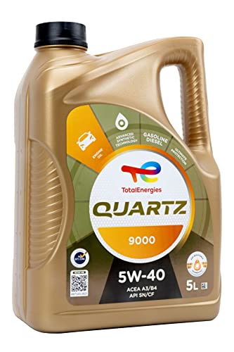 Total Aceite Lubricante de Motor Quartz 9000 5W-40 5 litros