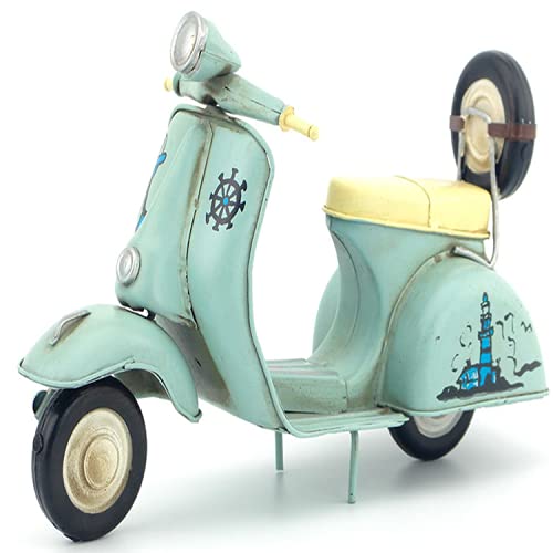 Auto modelo 1:12 Vespa Vintage 1955 Italia Coche Viejo Modelo De Motocicleta De Juguete De Metal Para Niños Juguetes