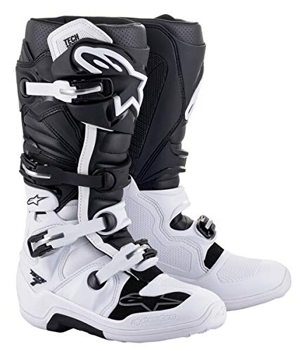 Alpinestars Crosslaarzen Tech 7 Black/White-45.5 (EU)