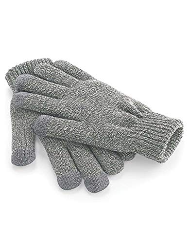 Beechfield Touchscreen Smart Gloves Guantes, Unisex Adulto, Black, l-XL