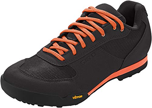 Giro Rumble Vr Mtb Zapatos de Bicicleta de montaña Hombre, Multicolor (Black/Glowing Red 000), 44 EU (9.5 UK)