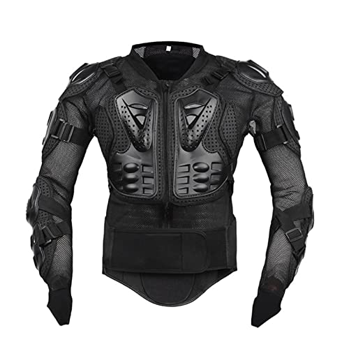 Cyhamse Armadura de Motocicleta,Armadura de Protección Integral para Moto | Chaqueta Spine Chest Protection Gear Motocross Motos Protector Chaqueta de Moto Armadura