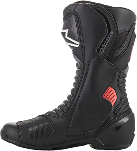 Alpinestars SMX-6 v2 Botas ventiladas (46) (negro/gris/rojo)