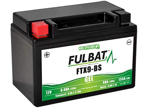 FULBAT - BATERÍA DE MOTO FULBAT GEL FTX9-BS / YTX9-BS 12 V 8,4 AH 135 A