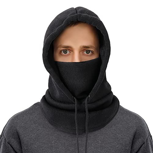 TAGVO Pasamontañas, Balaclava Capucha Moto Multifunción Máscara Protector Sombrero, Termico Forro Polar Esquí Máscaras para Invierno Esquiar Ciclismo Deportes Aire Libre Cara Completa Sombrero Unisex