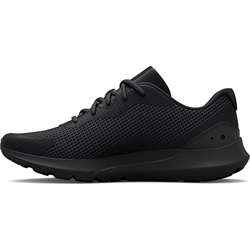 Under Armour UA Surge 3, Zapatillas para Correr, Hombre, Black/Black/Black, 45 EU