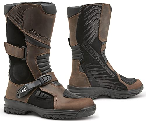 Forma ADV Tourer Botas impermeables para motocicleta, color marrón 44