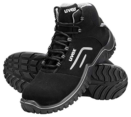 Uvex Motion Style S2 SRC ESD - Botas de Seguridad, Color Negro, Color Negro, Talla 49 EU