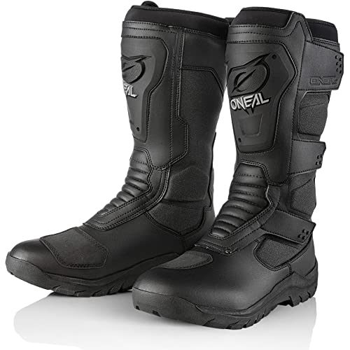 O'NEAL | Botas de moto | Enduro Adventure | Bota de turismo impermeable, espinillera de goma termoplástica, suela de goma completa | Bota Sierra | Adulto | Talla 44