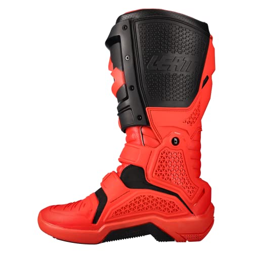 Leatt Botas de motocross 4.5, color rojo, talla 47