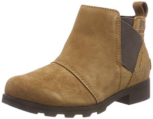 Sorel Juvenil Emelie Chelsea, Botas Cortas Niñas, Marrón (Camel Brown, Cordovan 224), 17 EU