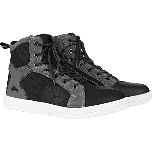 Scoyco calzado moto hombre, zapatillas casual moto, calzado moto casual con suela antideslizante, botas moto zona tobillo reforzado, botas de montar otoño-verano (numeric_45)