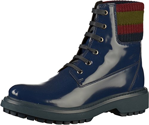 Geox D ASHEELY B, Botas Estilo Motero Hombre, Azul (Blue C4000), 39 EU