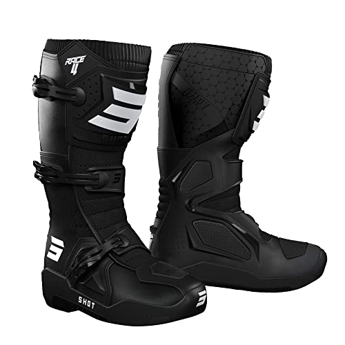 SHOT, par de botas de motocross RACE 4 black, 48