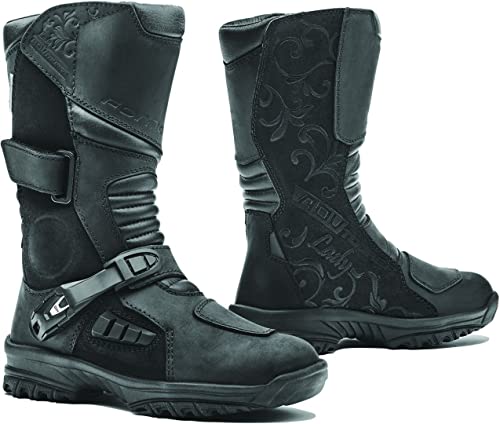 FORMA Fort96w-9941, Botas de Moto Mujer, Negro, 41 EU