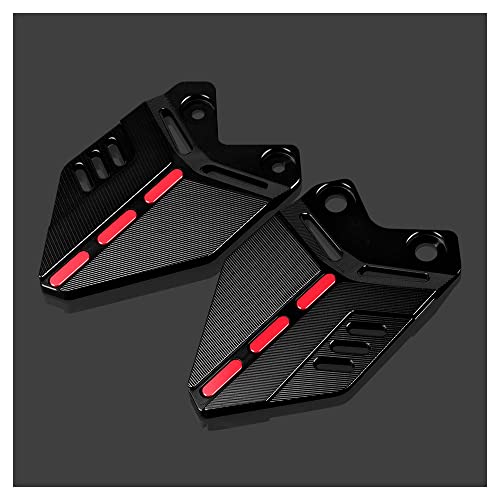 Velospeed Para Kawasaki Ninja 650 Z650 2017-2023 Accesorios de motocicleta CNC Reposapiés Delantero Pedal Ala Protector Ninja650 z 650 Accesorios (negro-2)