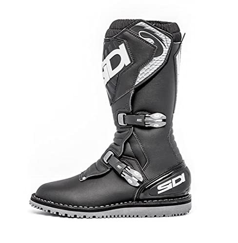 Sidi Trial Zero.2 Botas de motocross (Black,43)